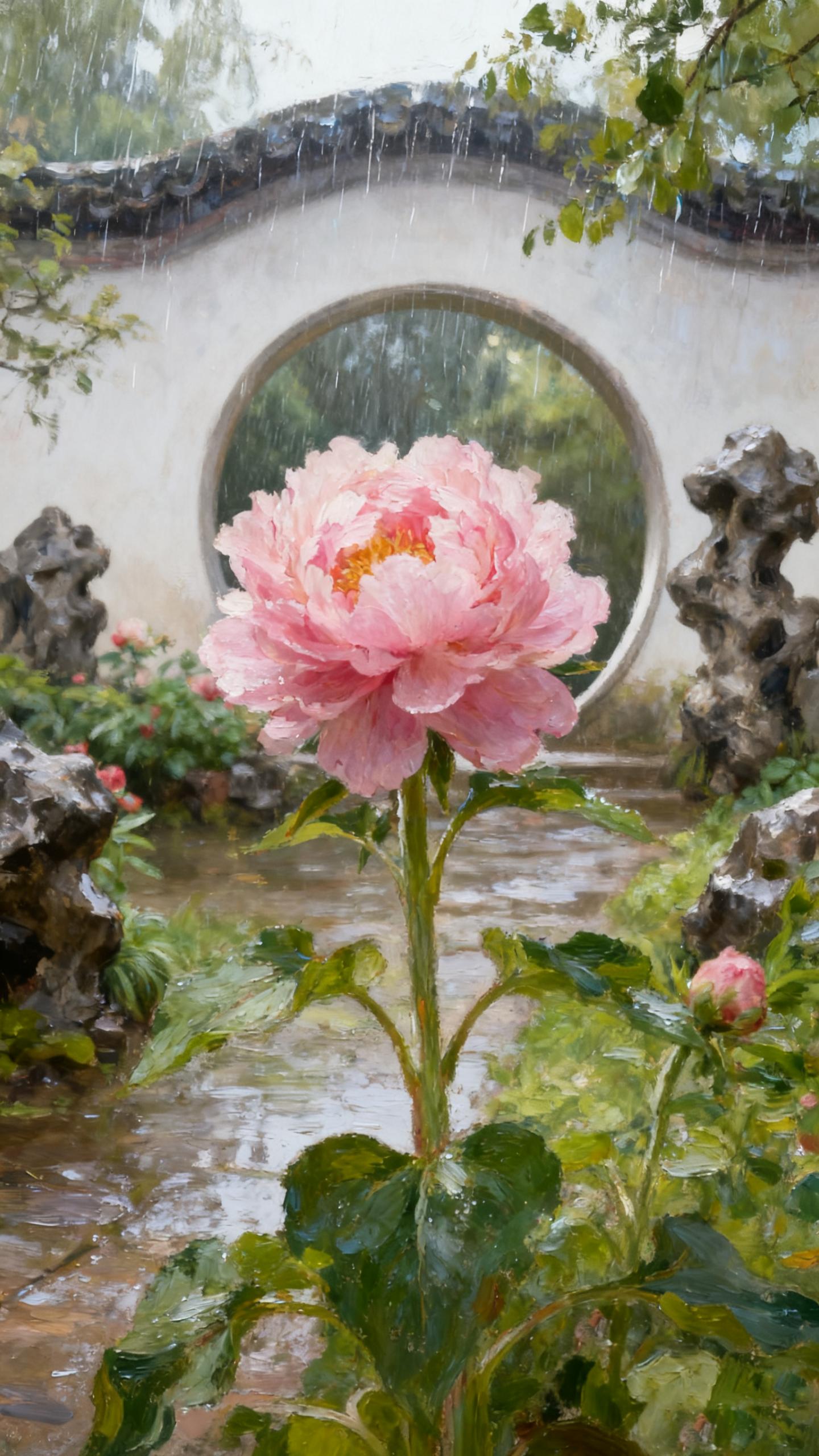 Elegant Floral Themed Painting